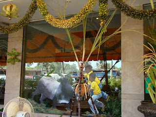 Banana leaf pongal