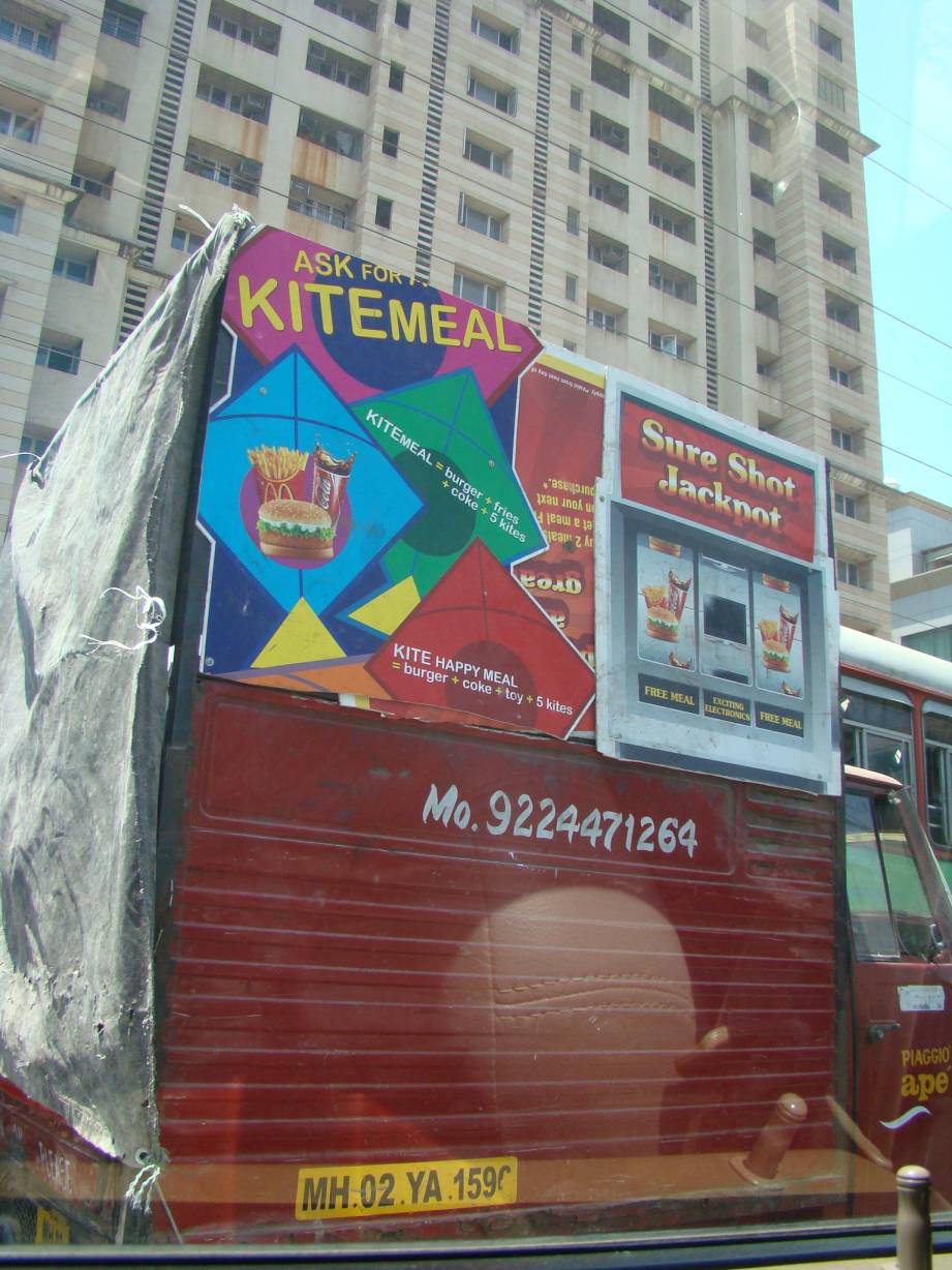 + fries + coke + 5 kites