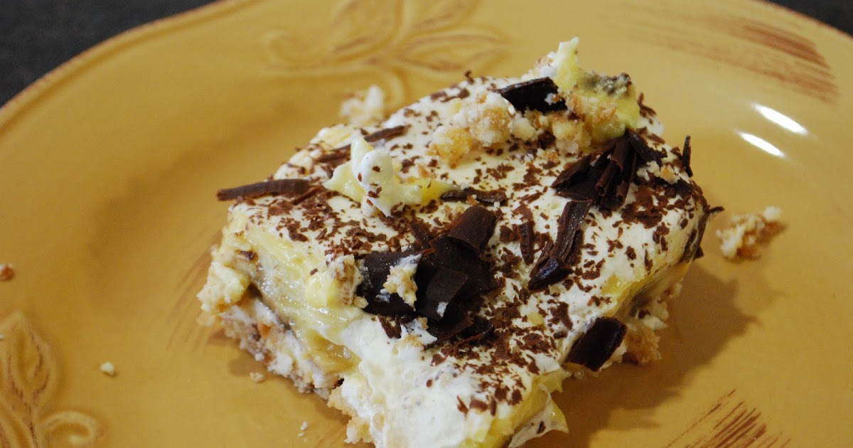 "Pointless" Meals Banana Pudding Squares