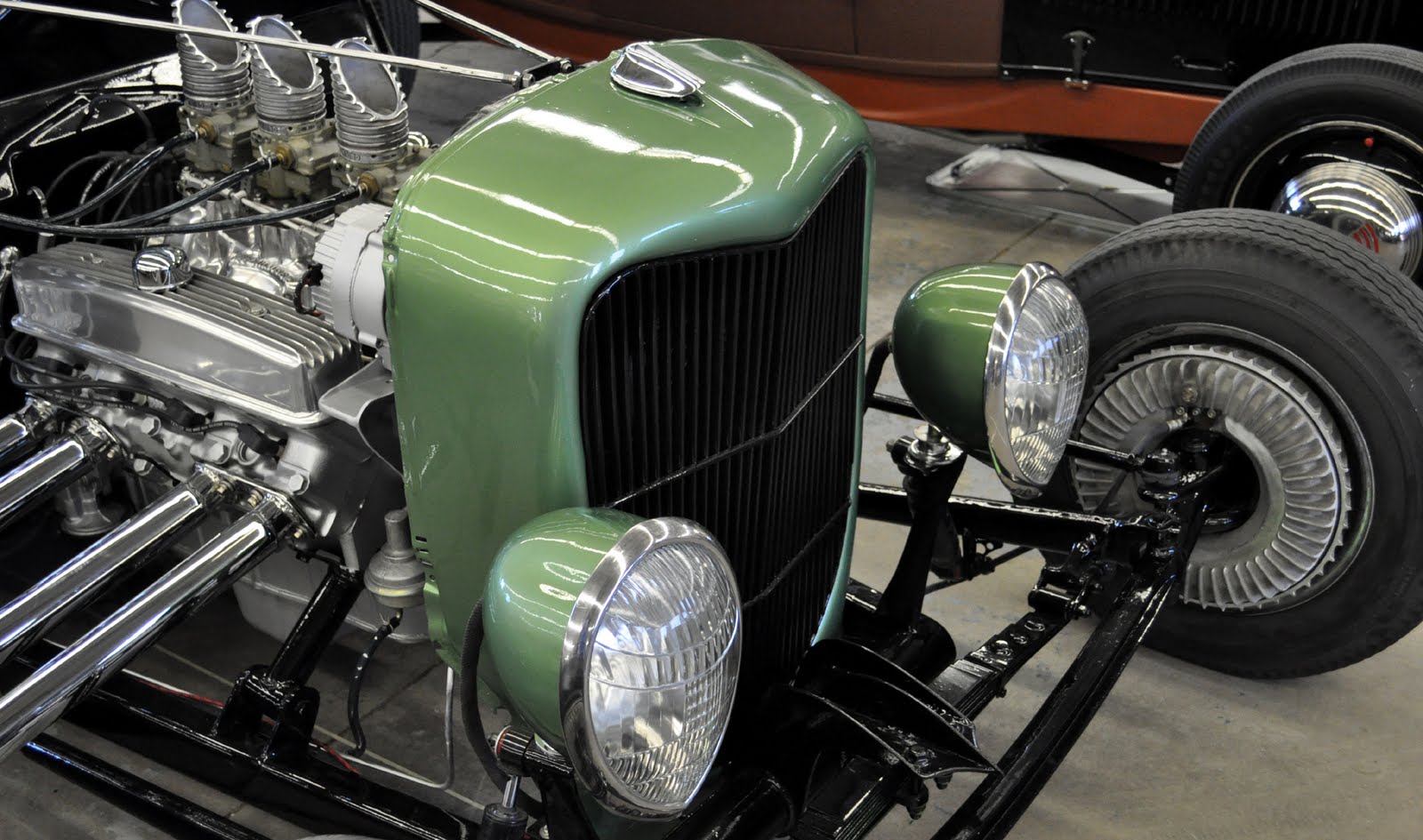 Just A Car Guy This is a new thing, never seen it before, and I love it. 1937 headlights on a