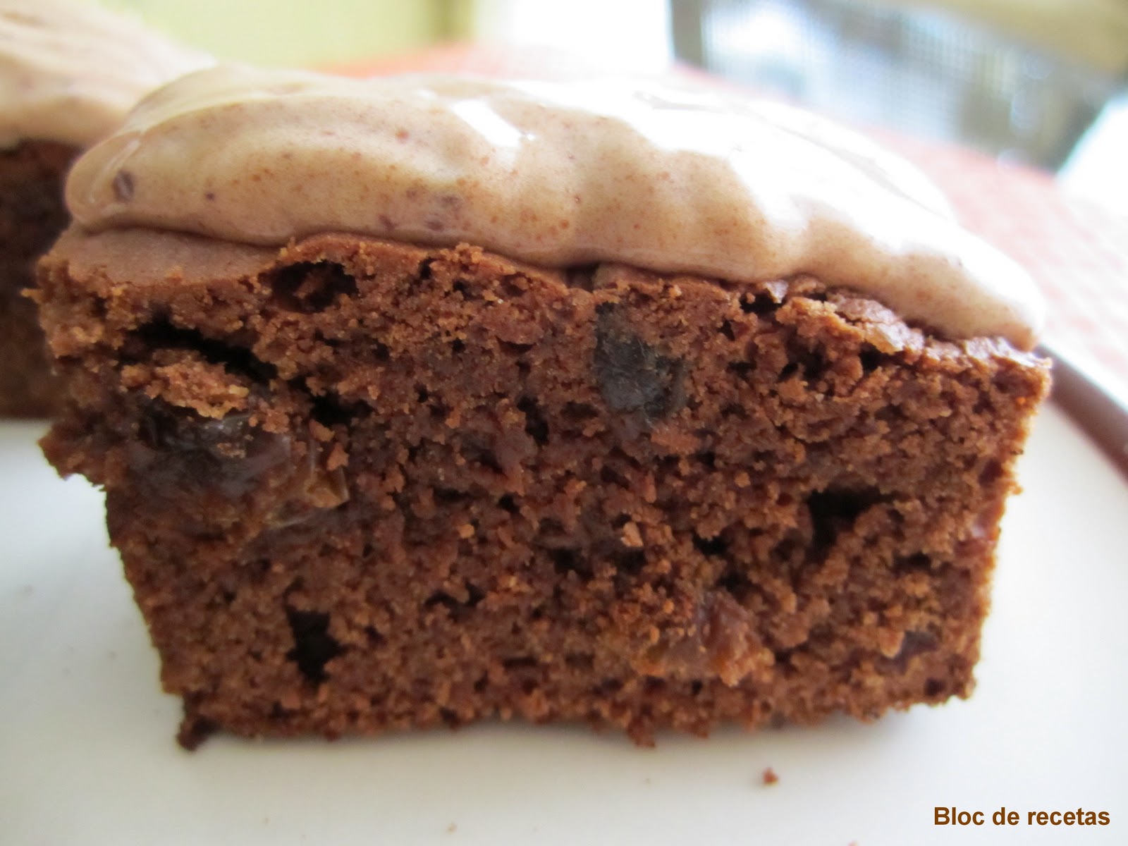 Bloc de recetas Brownies de pasas al brandy
