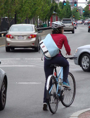 coordinating lady cyclist