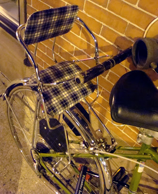 vintage child bicycle seat