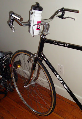 cockpit of the bike