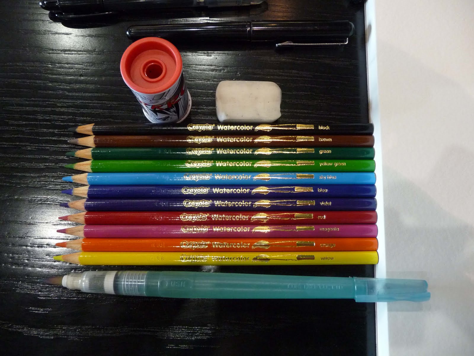 Kid Sketches Crayola Watercolor Pencils Review