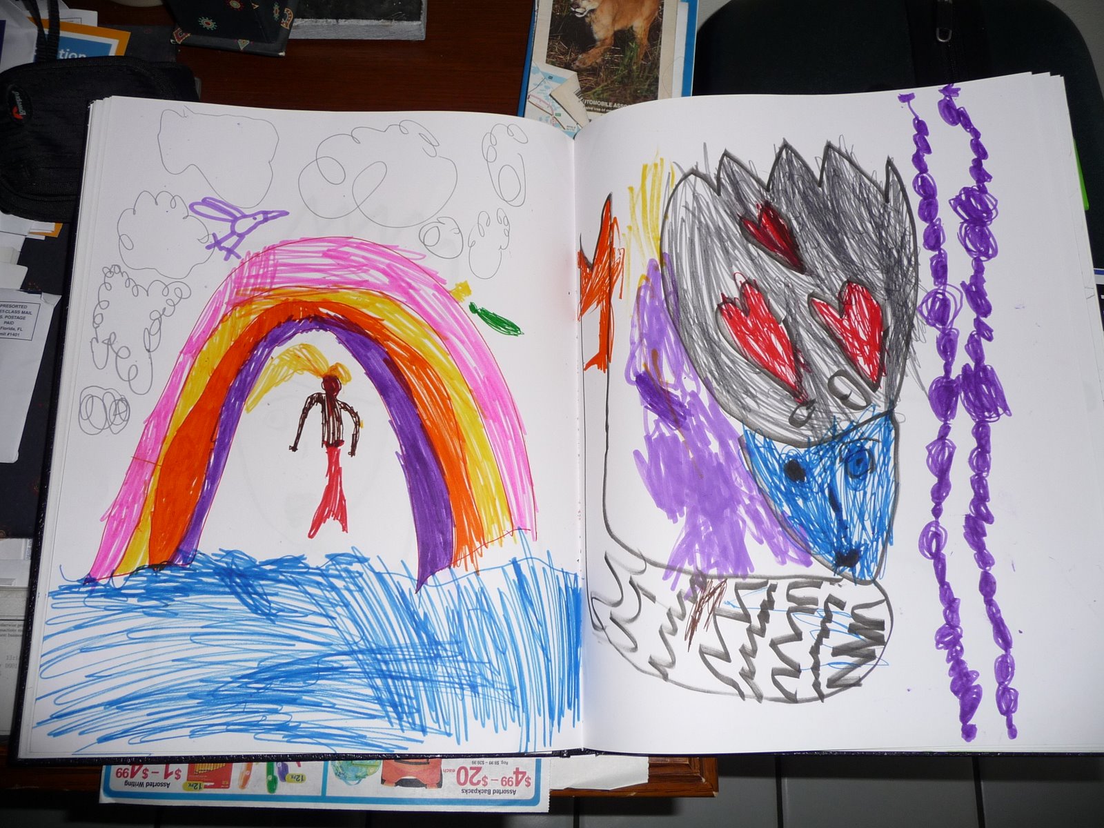 [marker+colored+Rainbow+princess+&+mermaid+by+Nicole+and+Camila.JPG]