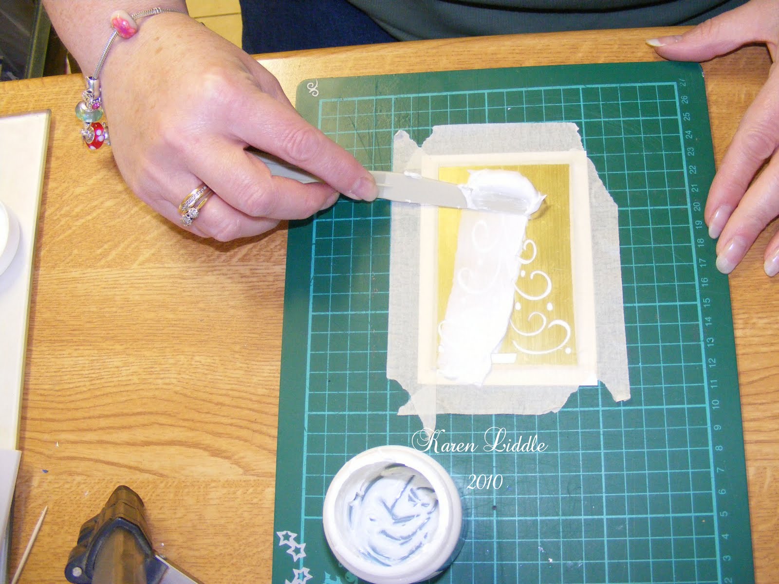 Craft Mad & Loving It! Embossing Paste & Brass Stencils with Karen