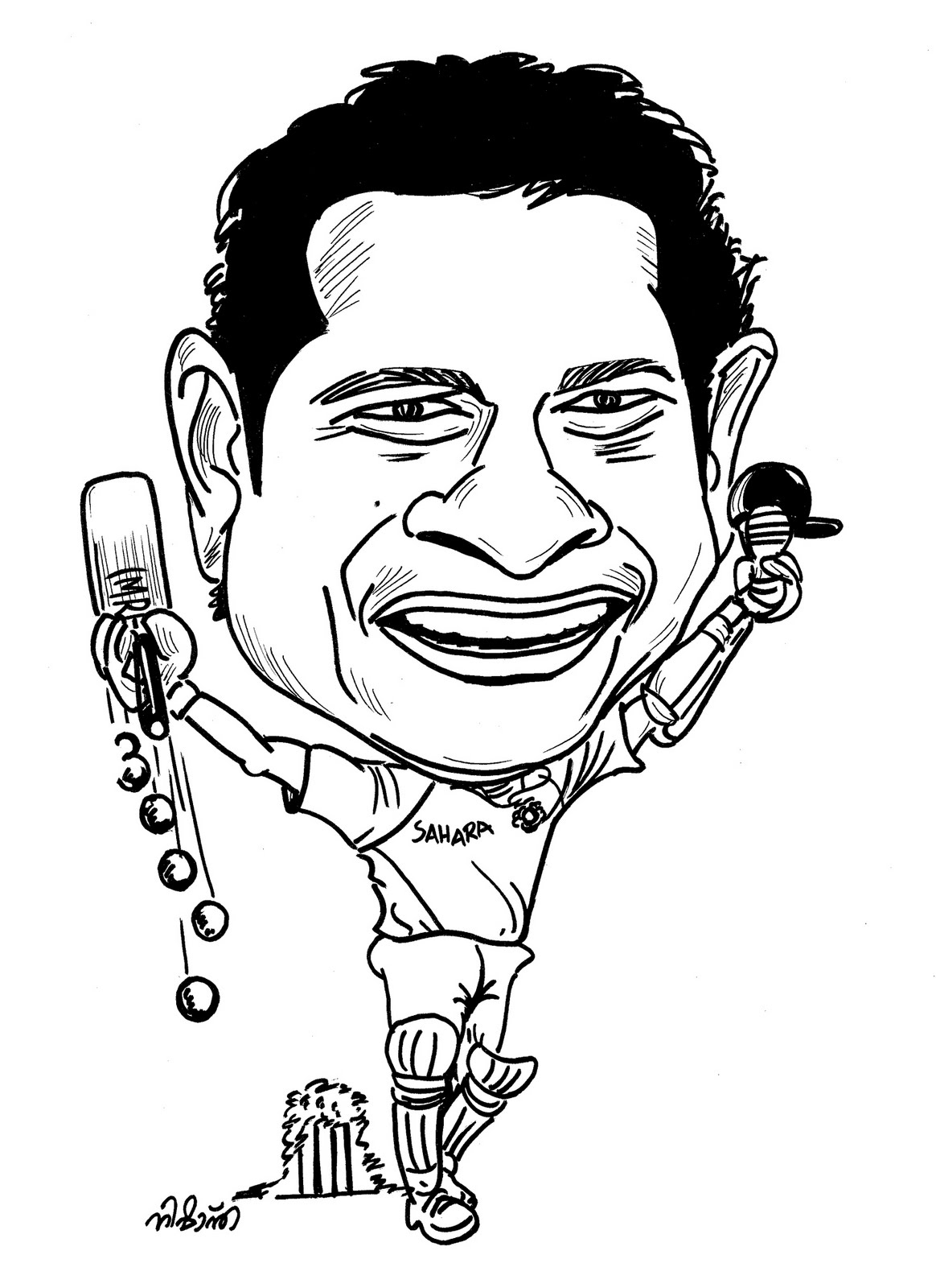 Animated Sachin Tendulkar