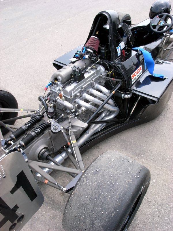 The guts of a formula car...