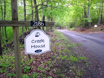 Creek sign