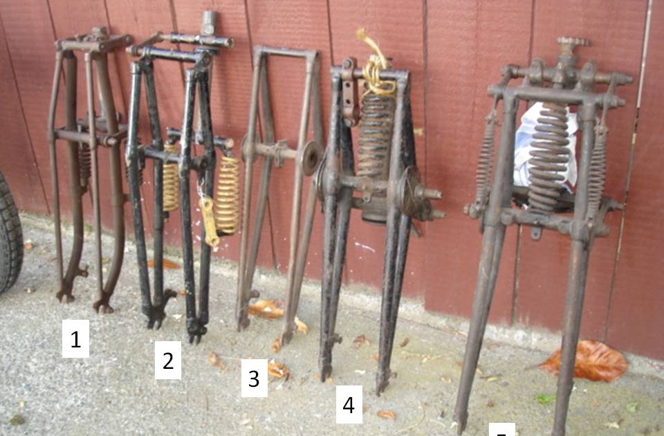 Vintage Norton Motorcycles Front forks