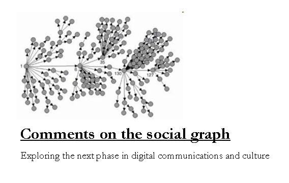 Comments on the social graph