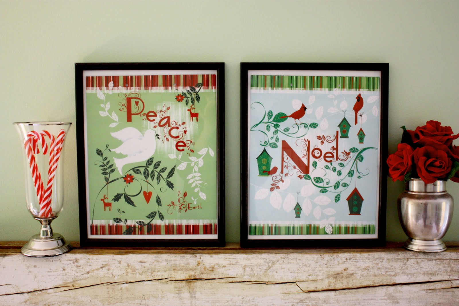 The Red Chair Blog: 5 Minutes to Festive--Frame a Gift Bag!