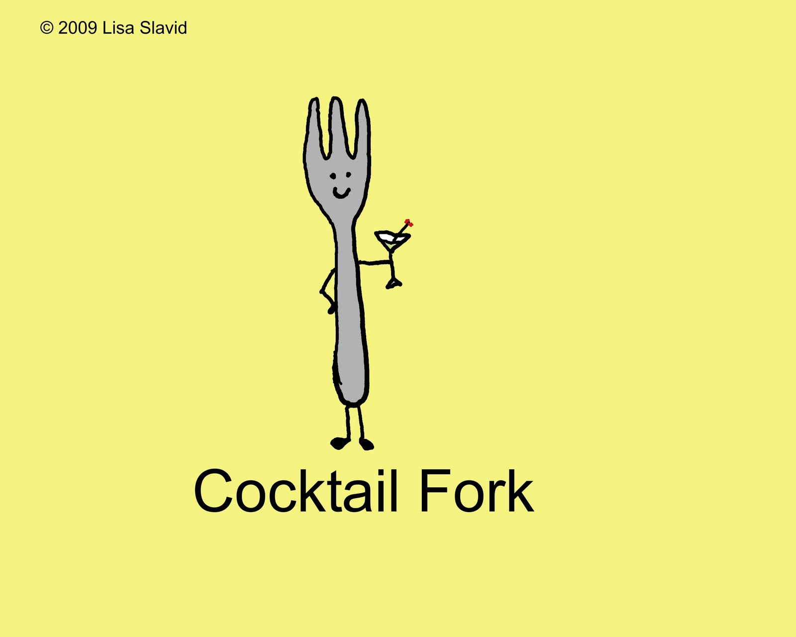 cocktail fork