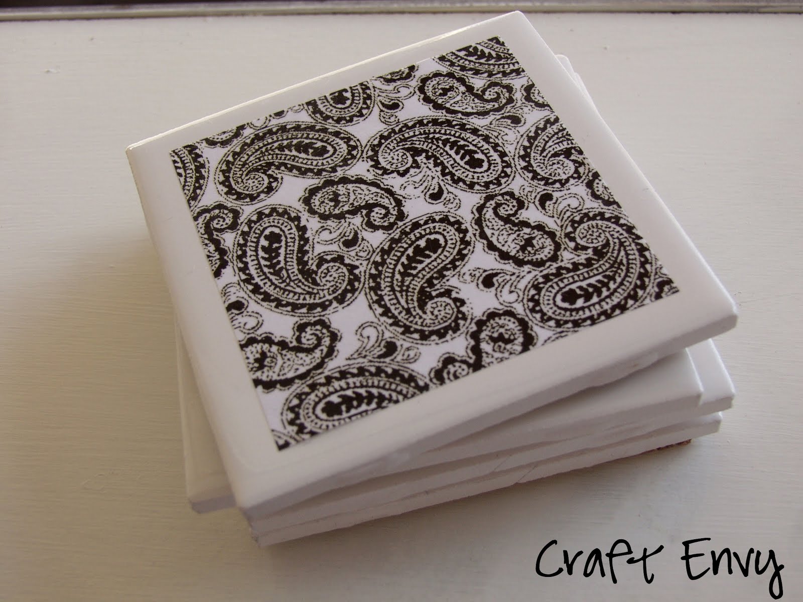 Craft Envy Simple Ceramic Coasters