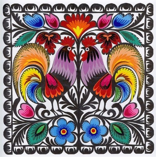 polish wycinanki designs