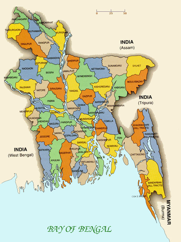 This is the map of Bangladesh. It is helpful for you just knowing to display 