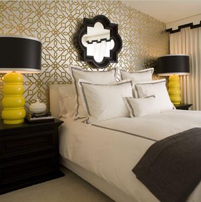 Black White And Yellow Bedroom Ideas