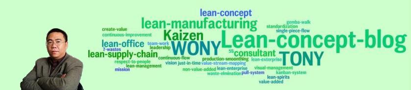 Tony Wong 's Lean Manufacturing Concept 's Blog