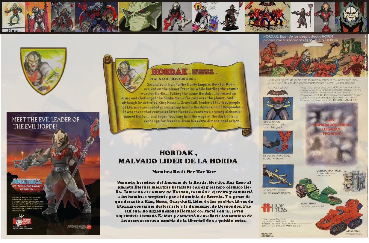 Bio de Hordak MOTUC