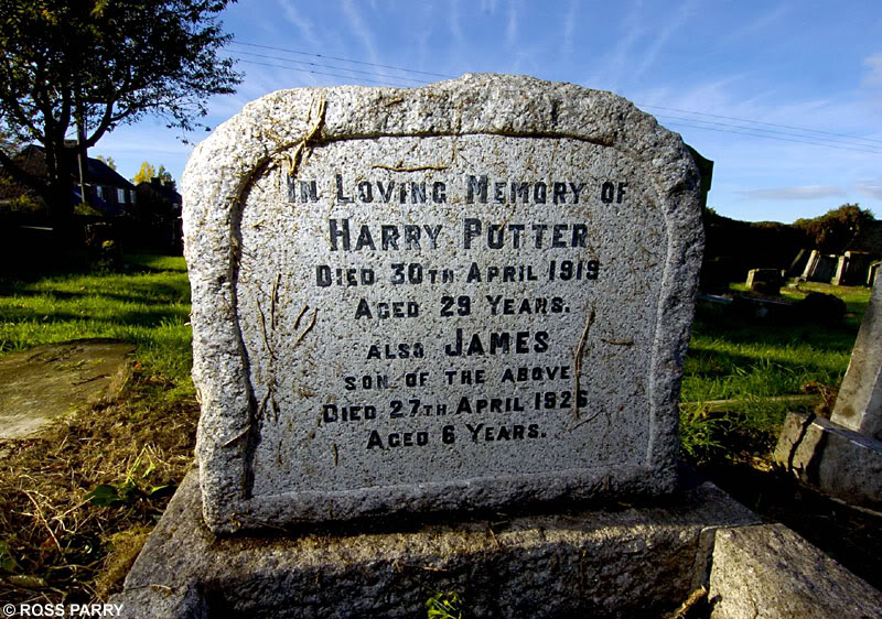 Found!! Tomb of harry potter, has since 1919 uniquetopic