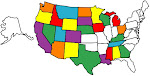 States we have visited in our RV