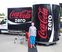 CocaCola Zero Promotie wagen