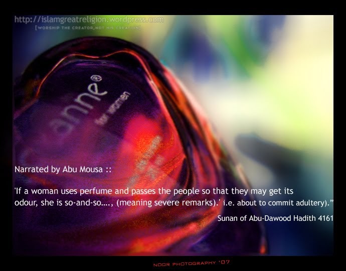 Women using perfumes! hadith Your Title