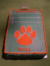 Clemson Birthday Cake
