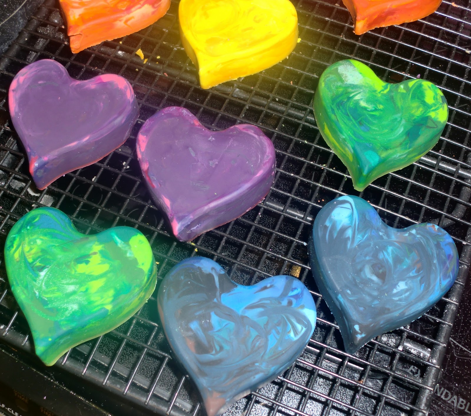 macaroni & cheese Tutorial Heart Shaped Crayons, and School Valentine