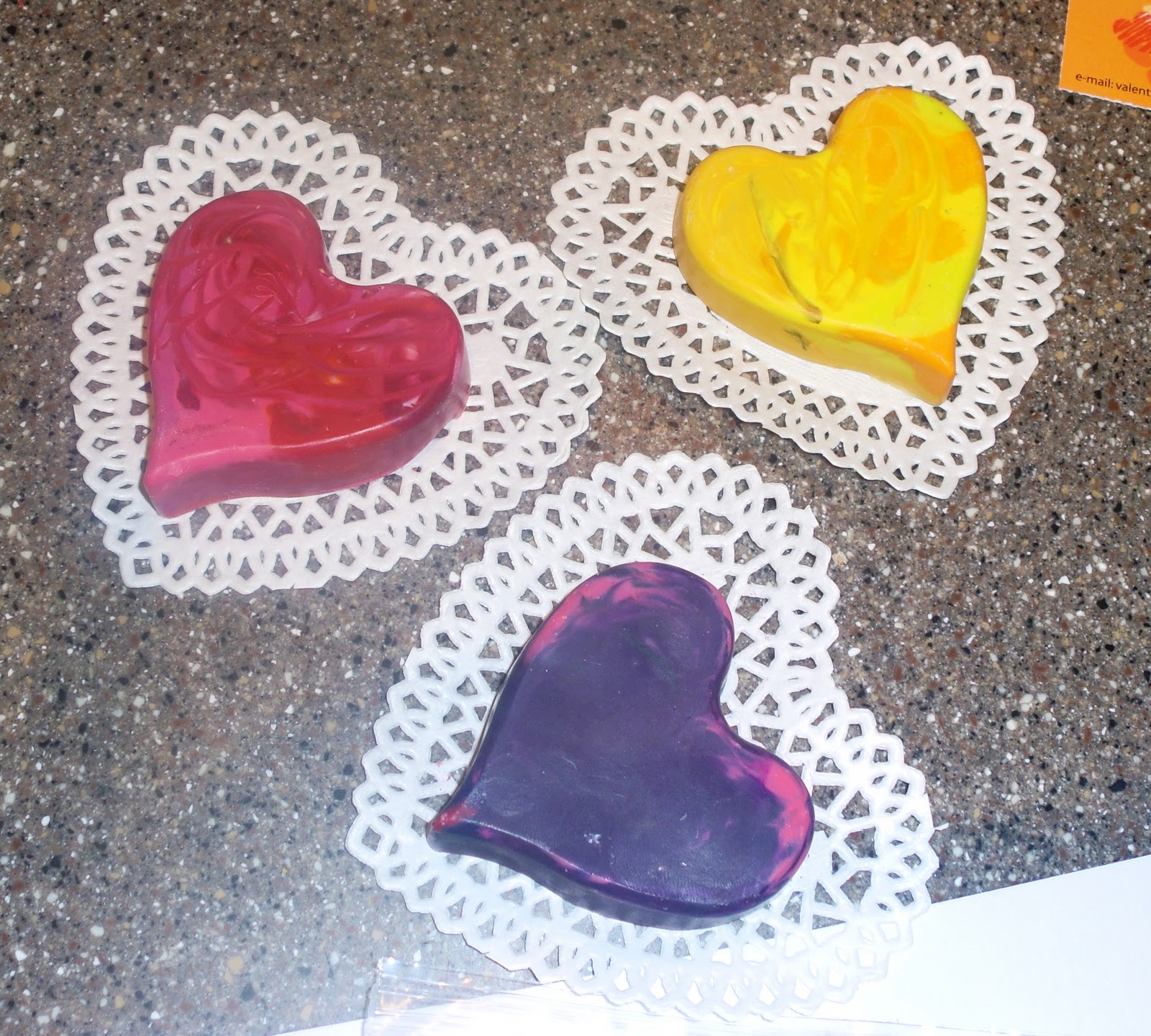 macaroni & cheese Tutorial Heart Shaped Crayons, and School Valentine