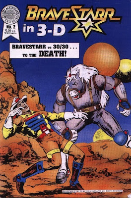 cover of BraveStarr in 3-D #2