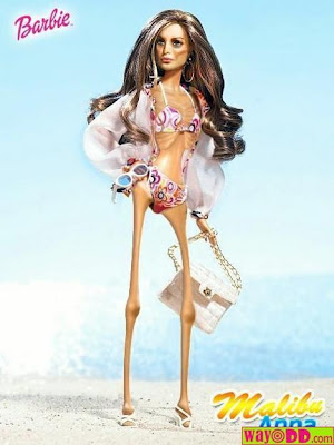 Anorexic Barbie.