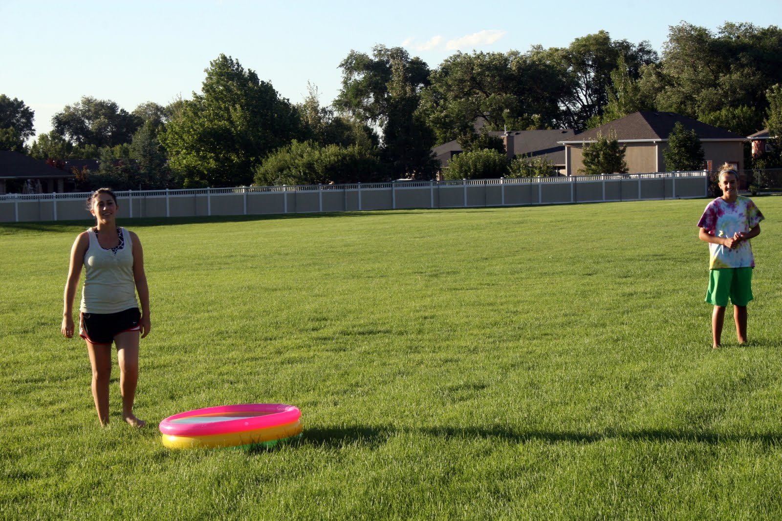 CC 4th Young Women August Joint Water Kickball