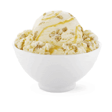 Honey Vanilla Frozen Yogurt with Granola