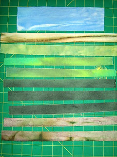 poppy field alternative background art quilting tutorial