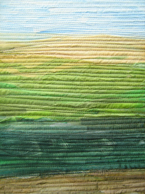 poppy field alternative background art quilting tutorial