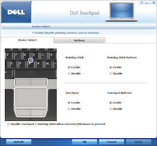 how to turn off touchpad on dell laptop