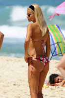 Michelle Hunziker in a Bikini