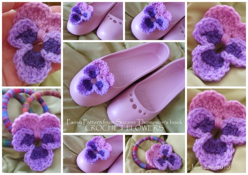 Susan Pinner FLOWERS FROM CROCHET BOUQUET BOOK by Suzann Thompson