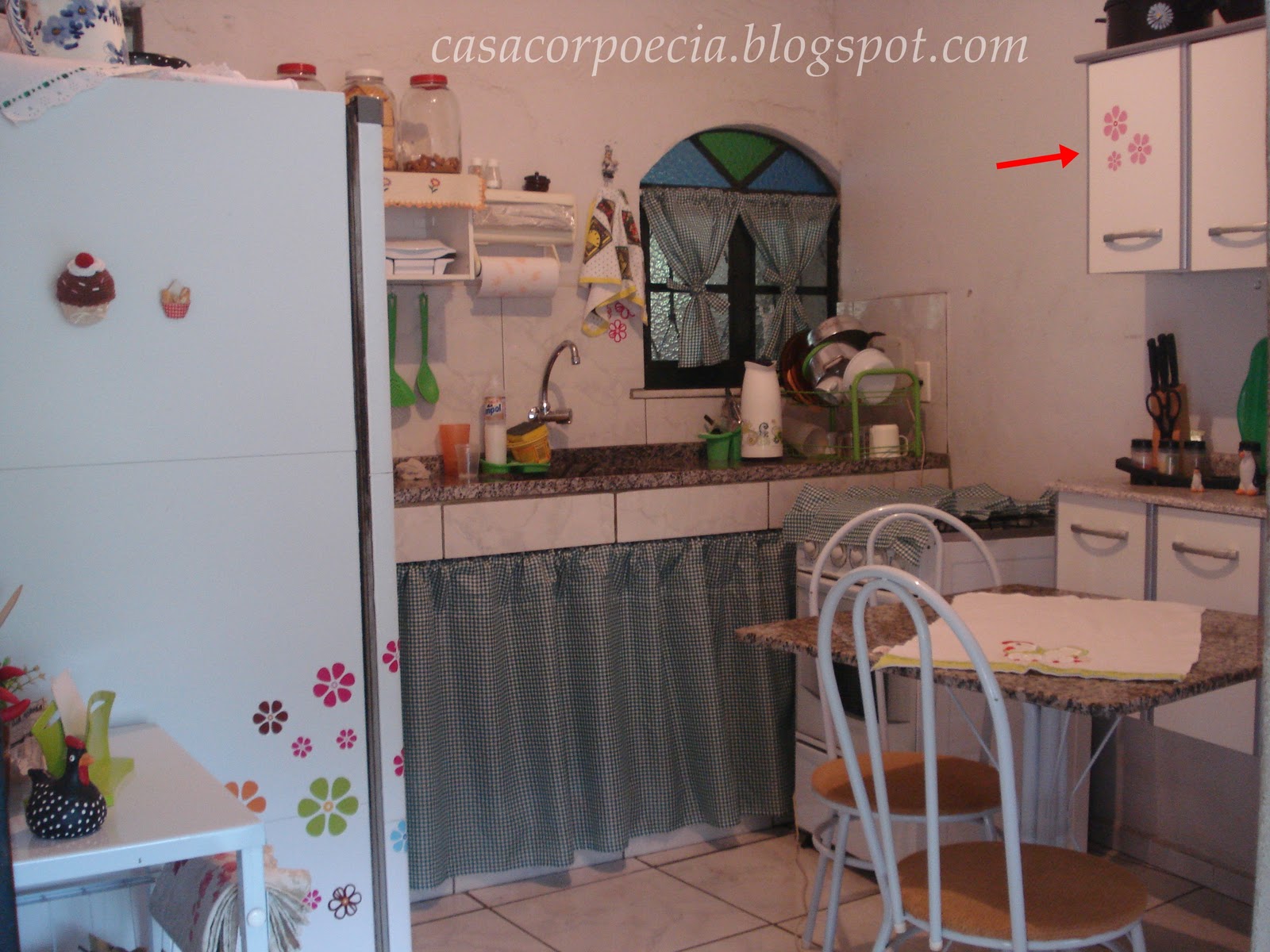 Decoração barata cozinha simples porém muito organizada com Decoração barata cozinha simples porém muito organizada com