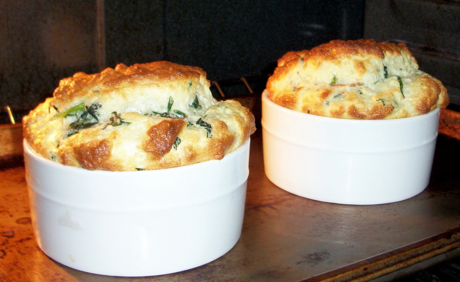 Adventures of Valley Writer (Almost) Sunday Suppers Spinach & Bacon Souffle