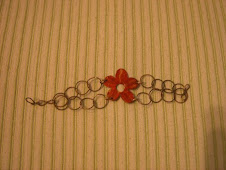 bracelet red and gold