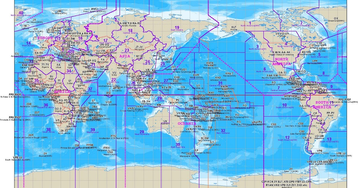 9M2PJU World Ham Radio Callsign Map