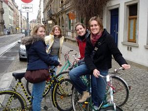 Biking in Dresden