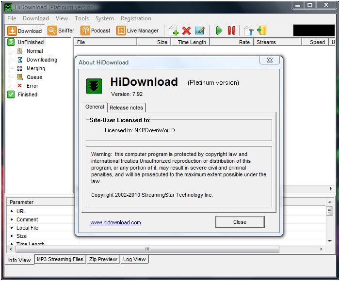 HiDownload Platinum 7.92 Incl Keygen HiDownload+Platinum+7.92