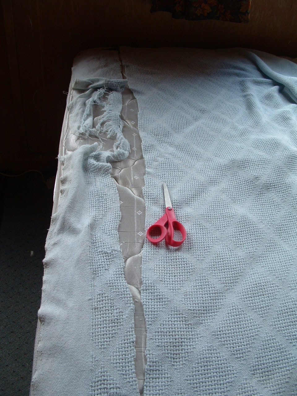 Rural Revolution Mending a blanket