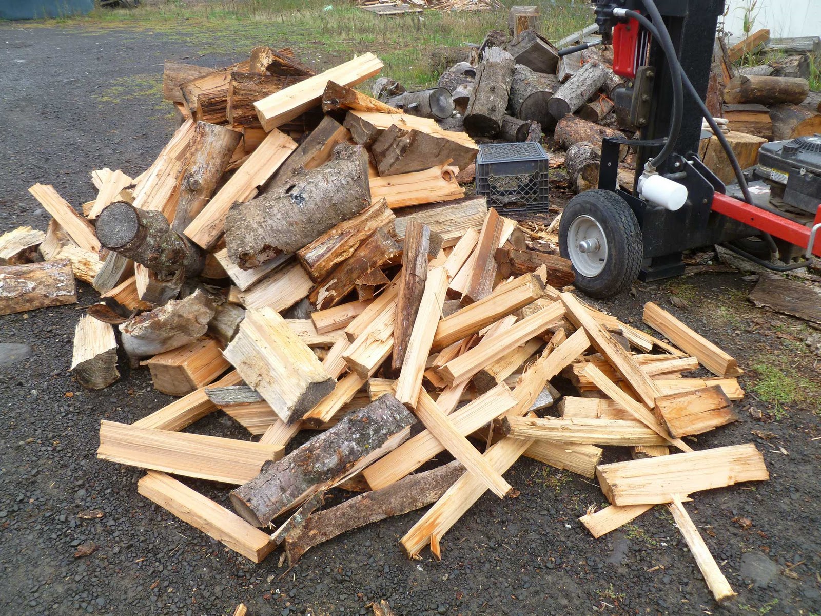 Rural Revolution Splitting firewood