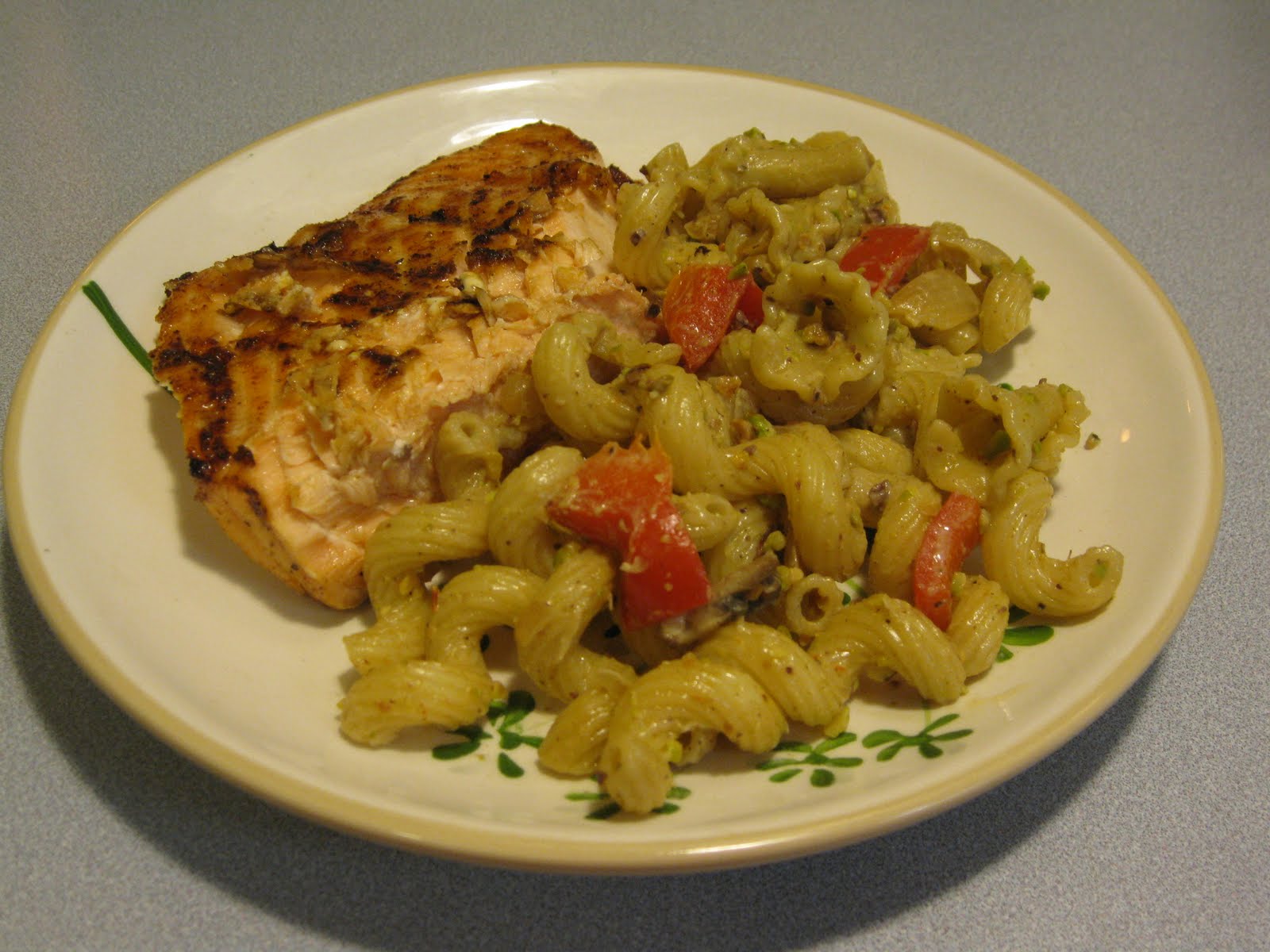 Crash in the Kitchen Pasta with Pistachio Cream Sauce