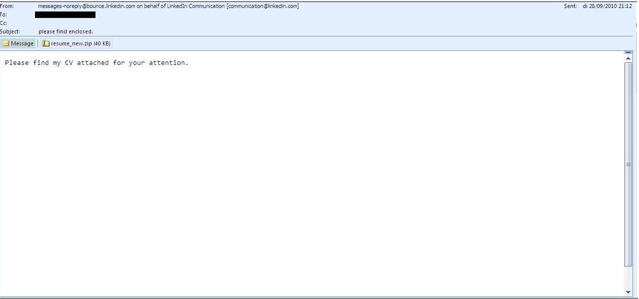 Blaze's Security Blog please find enclosed.